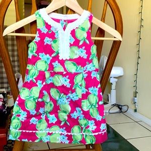 Sundress. Lined. Lined in fuchsia. Janie and Jack